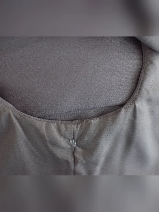 Gia Franco Mauve Purple Embellished Bow Floor Length Trumpet Evening Gown Size 4 - Picture 13 of 13